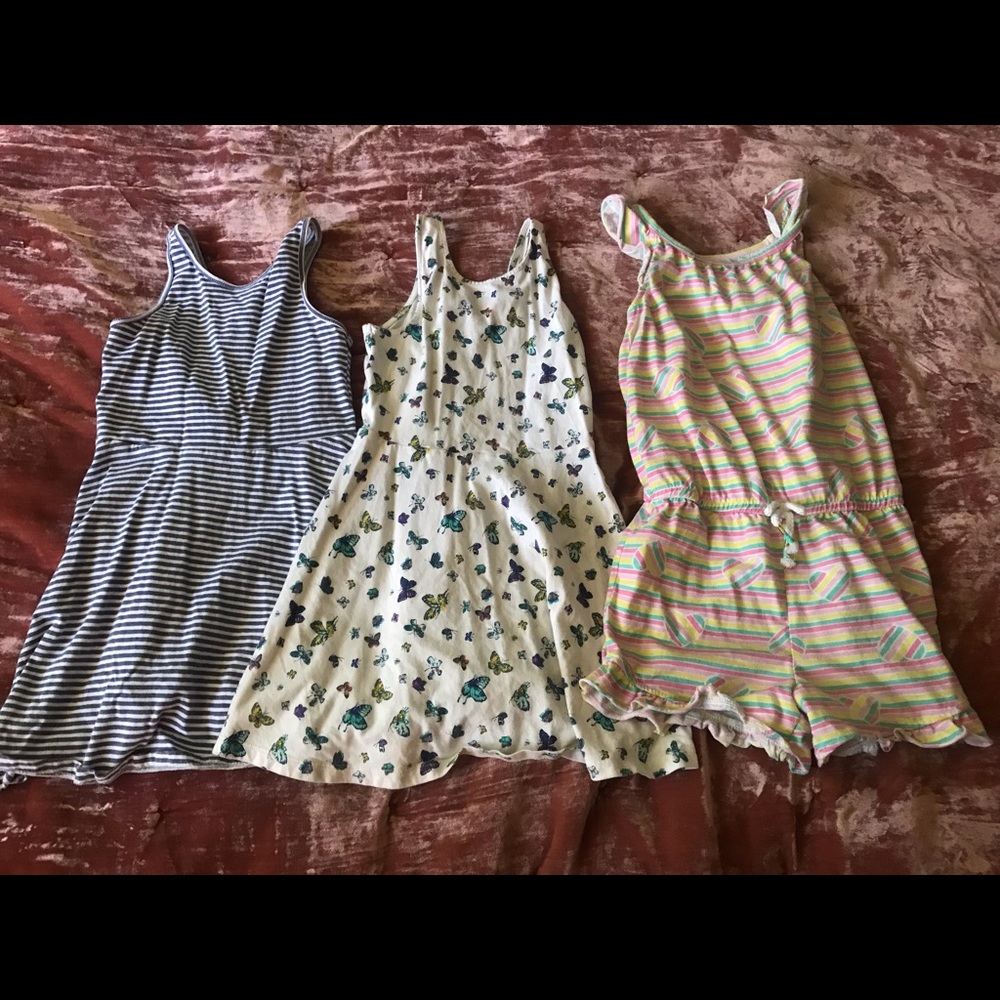 Lot of 3- Summer dresses and romper